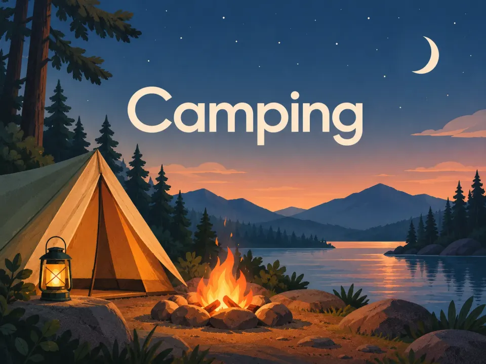 Illustration: Camping